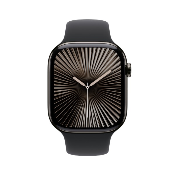 Фото - Смарт-часы Apple Watch Series 10 GPS + eSIM 42mm Slate Titanium Case with Black Sport Band - S/M