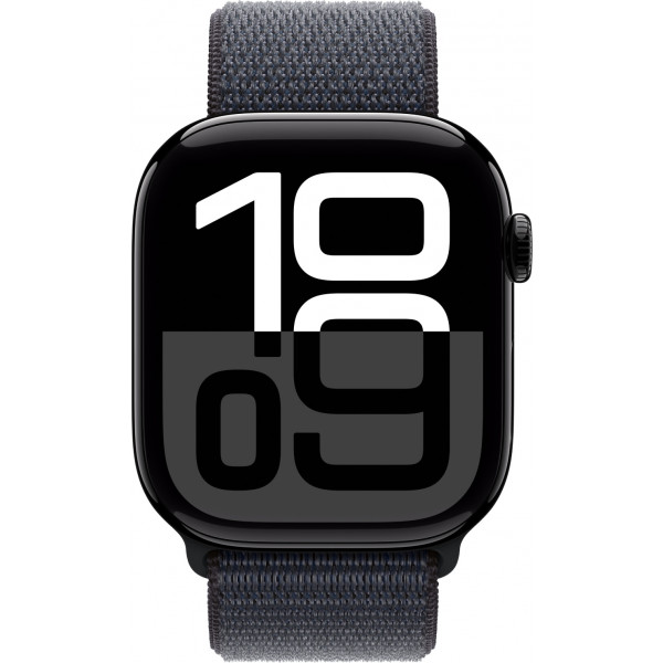 Фото - Смарт-годинник Apple Watch Series 10 GPS 46mm Jet Black Aluminium Case with Ink Sport Loop