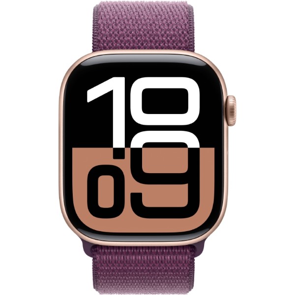 Фото - Смарт-годинник Apple Watch Series 10 GPS 46mm Rose Gold Aluminium Case with Plum Sport Loop