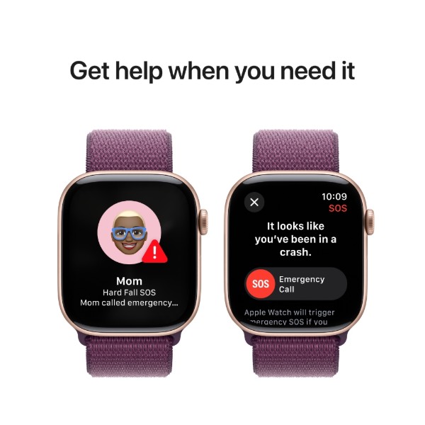 Фото - Смарт-годинник Apple Watch Series 10 GPS 46mm Rose Gold Aluminium Case with Plum Sport Loop