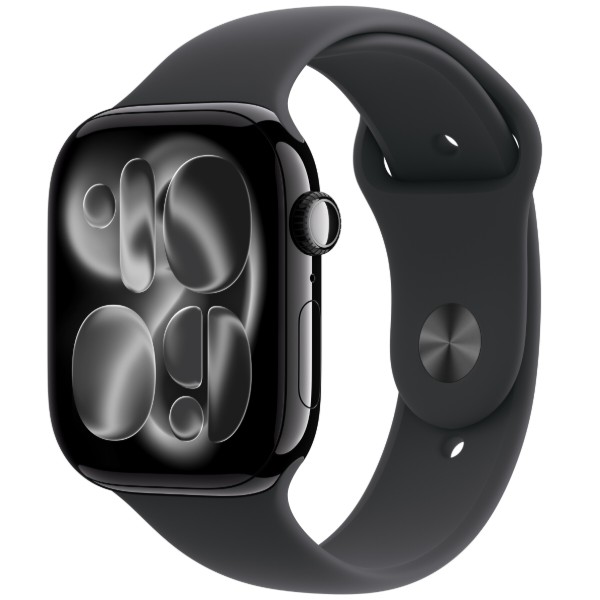 Фото - Смарт-часы Apple Watch Series 11 GPS + eSIM 42mm Jet Black Aluminium Case with Black Sport Band - M/L