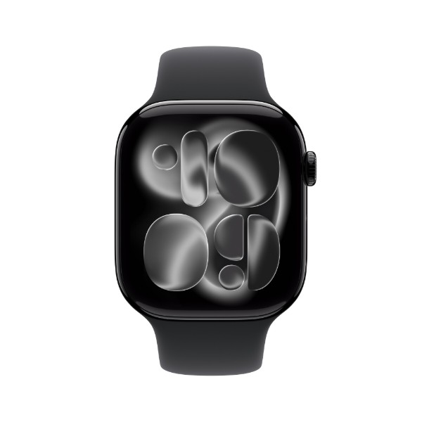 Фото - Смарт-часы Apple Watch Series 11 GPS + eSIM 42mm Jet Black Aluminium Case with Black Sport Band - M/L