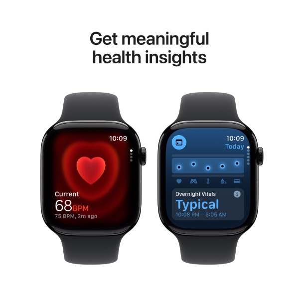 Фото - Смарт-часы Apple Watch Series 11 GPS + eSIM 42mm Jet Black Aluminium Case with Black Sport Band - M/L