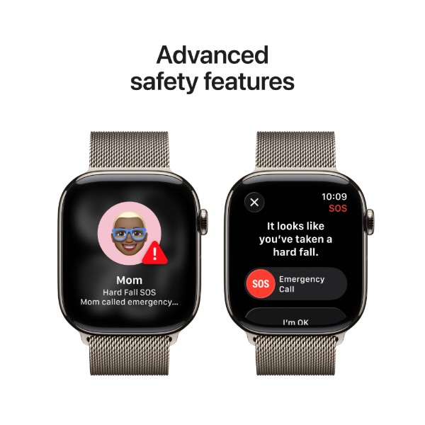 Фото - Смарт-часы Apple Watch Series 11 GPS + eSIM 46mm Natural Titanium Case with Natural Milanese Loop - S/M