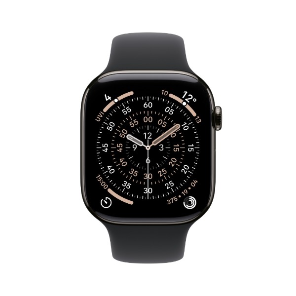 Фото - Смарт-часы Apple Watch Series 11 GPS + eSIM 46mm Slate Titanium Case with Black Sport Band - S/M