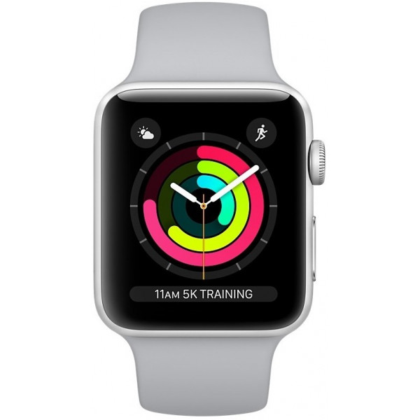 Фото - Смарт-часы Apple Watch Series 3 GPS, 42mm Silver Aluminium Case with Fog Sport Band (MQL02FS/A)