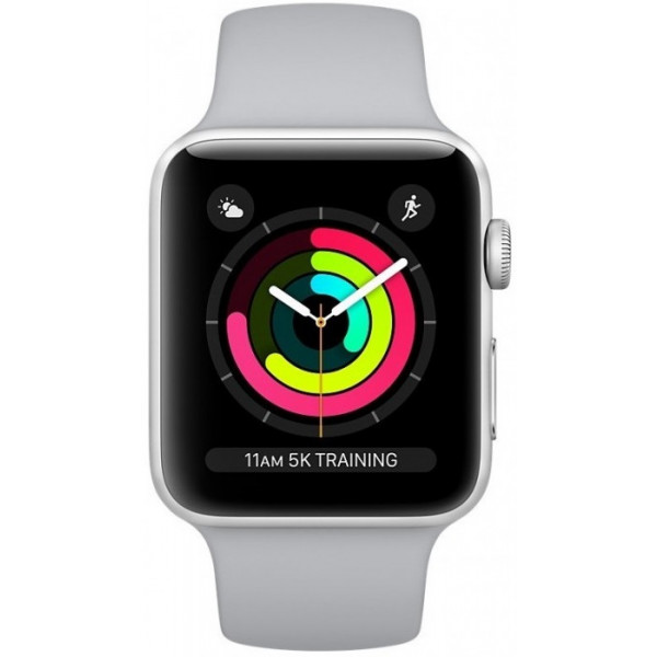 Фото - Смарт-часы Apple Watch Series 3 42mm Silver Aluminium Case with White Sport Band