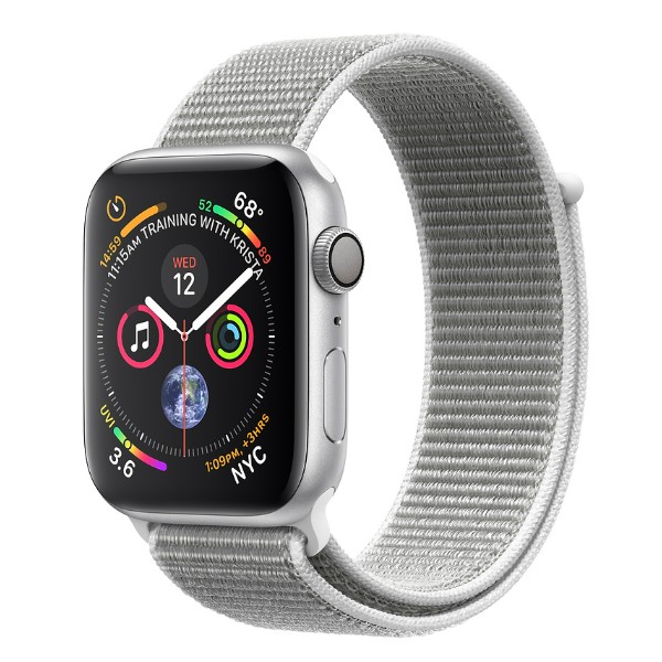 Фото - Смарт-часы Apple Watch Series 4 GPS 40mm Silver Aluminium Case with Seashell Sport Loop (MU652UA/А)