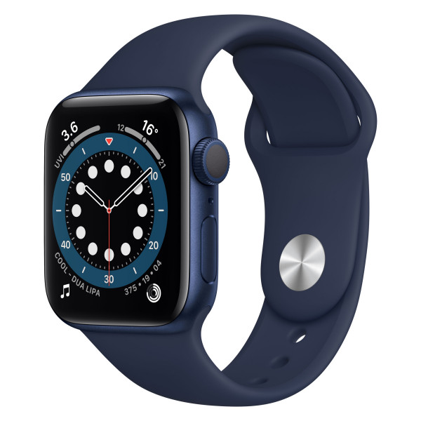 Фото - Смарт-годинник Apple Watch Series 6 40mm Blue Aluminium Case with Deep Navy Sport Band