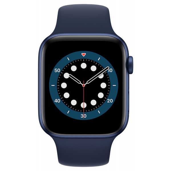 Фото - Смарт-годинник Apple Watch Series 6 44mm Blue Aluminium Case with Deep Navy Sport Band