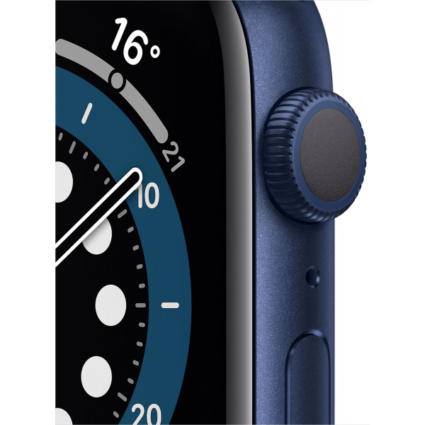 Фото - Смарт-годинник Apple Watch Series 6 44mm Blue Aluminium Case with Deep Navy Sport Band