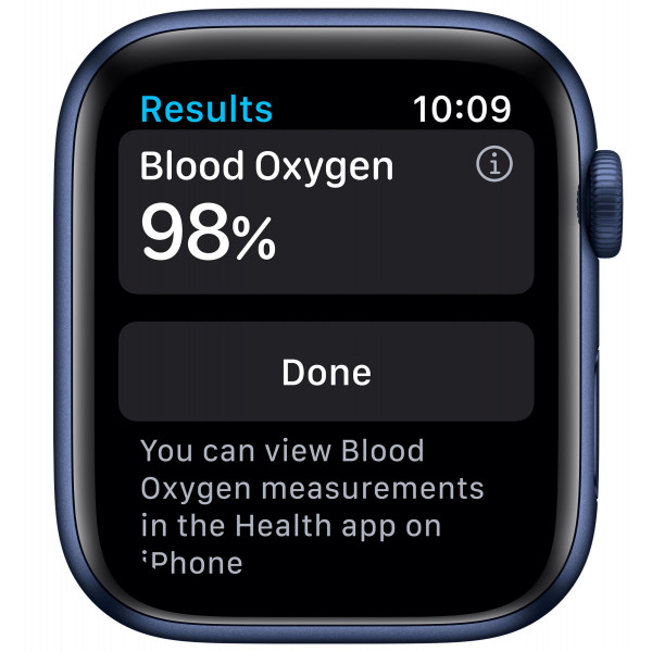 Фото - Смарт-годинник Apple Watch Series 6 44mm Blue Aluminium Case with Deep Navy Sport Band
