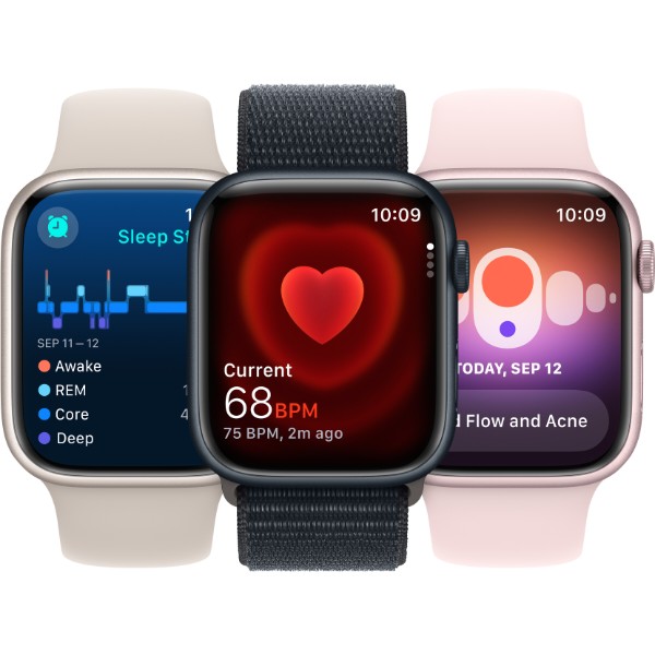 Фото - Смарт-часы Apple Watch Series 9 GPS 45mm Pink Aluminium Case with Light Pink Sport Band - M/L