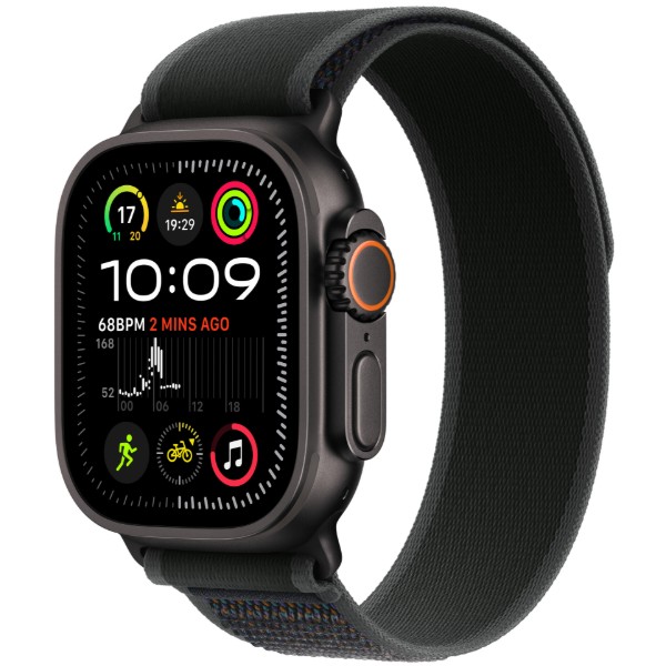 Фото - Смарт-годинник Apple Watch Ultra 2 GPS 49mm Black Titanium Case with Black Trail Loop - S/M
