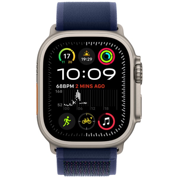 Фото - Смарт-часы Apple Watch Ultra 2 GPS 49mm Natural Titanium Case with Blue Trail Loop - S/M