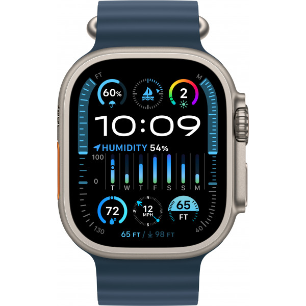 Фото - Смарт-годинник Apple Watch Ultra 2 GPS 49mm Titanium Case with Blue Ocean Band