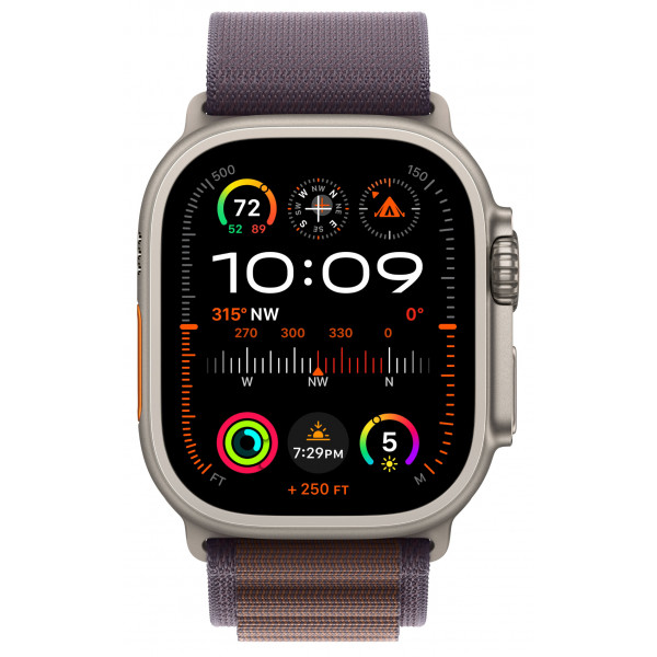 Фото - Смарт-часы Apple Watch Ultra 2 GPS 49mm Titanium Case with Indigo Alpine Loop - Small