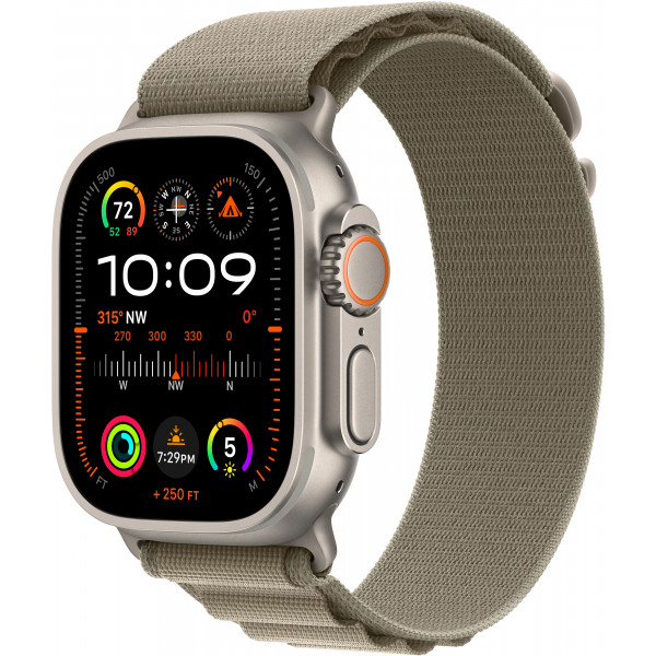 Фото - Смарт-часы Apple Watch Ultra 2 GPS 49mm Titanium Case with Olive Alpine Loop - Medium