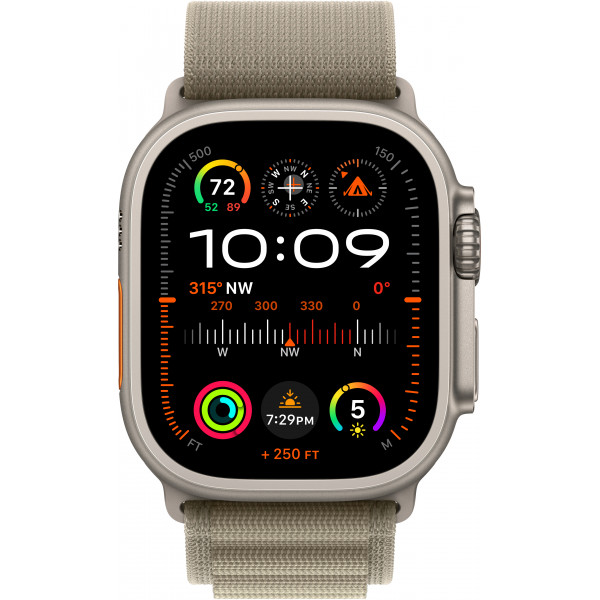 Фото - Смарт-часы Apple Watch Ultra 2 GPS 49mm Titanium Case with Olive Alpine Loop - Medium