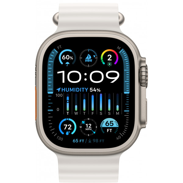 Фото - Смарт-часы Apple Watch Ultra 2 GPS 49mm Titanium Case with White Ocean Band