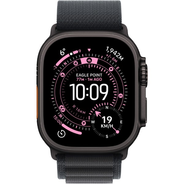 Фото - Смарт-часы Apple Watch Ultra 3 GPS + eSIM 49mm Black Titanium Case with Black Alpine Loop - M