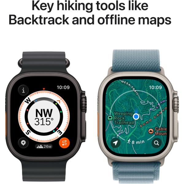 Фото - Смарт-часы Apple Watch Ultra 3 GPS + eSIM 49mm Natural Titanium Case with Anchor Blue Ocean Band