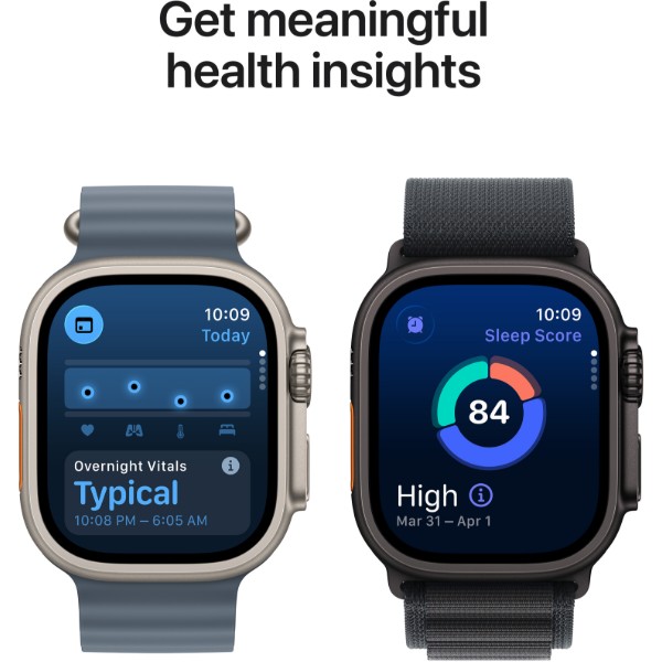 Фото - Смарт-часы Apple Watch Ultra 3 GPS + eSIM 49mm Natural Titanium Case with Anchor Blue Ocean Band
