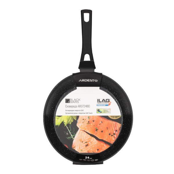 Фото - Сковорода универсальная ARDESTO Black Mars Orion 24 см Black (AR0724BO)