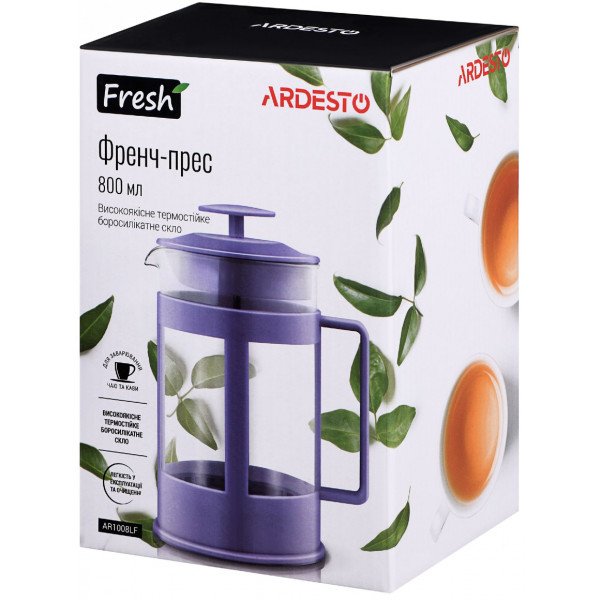 Фото - Френч-пресс Ardesto Fresh 800 мл Purple (AR1008LF)
