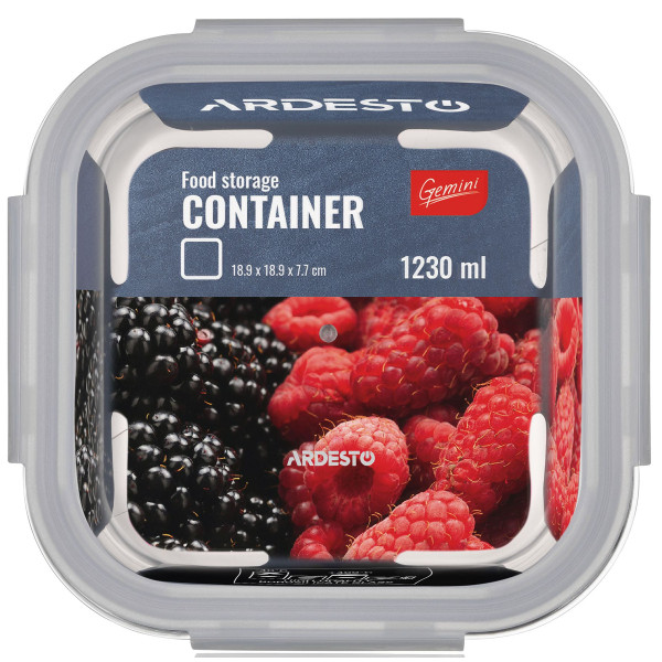 Фото - Ємність для зберігання Ardesto Gemini 1.23 л (AR1212BSQ)