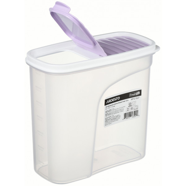Фото - Ємність для сипучих Ardesto Fresh Lilac 1.8 л (AR1218LP)