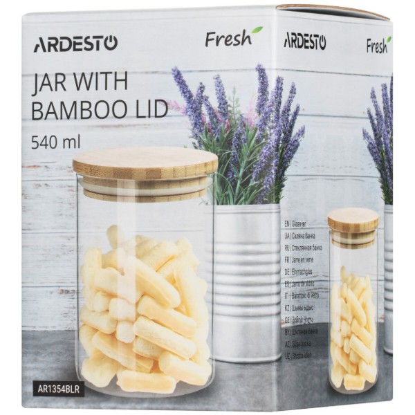 Фото - Ємність для сипучих ARDESTO Fresh 540 мл (AR1354BLR)