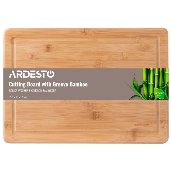 Фото - Разделочная доска ARDESTO Midori 35.5х25х1.5 см (AR1435BG)