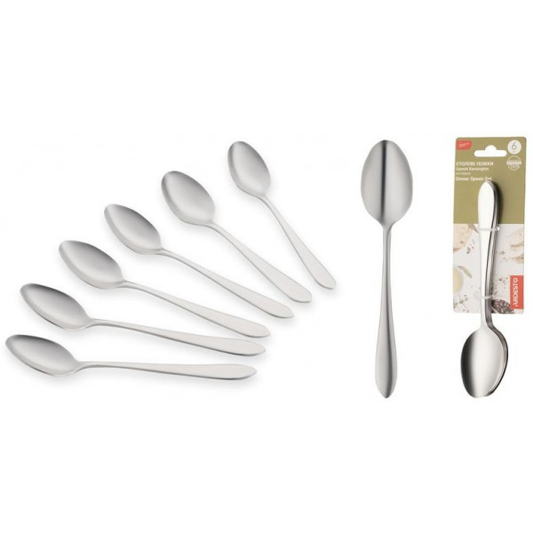 Фото - Набор ложек столовых Ardesto Gemini Kensington 6 пр. (AR1906KS)