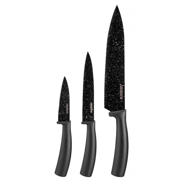 Фото - Набор ножей ARDESTO Black Mars 3 пр. (AR2103BB)