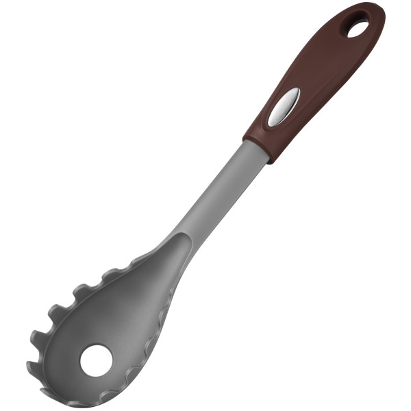 Фото - Ложка для спагетті Ardesto Gemini 28 см Gray/Brown (AR2155PG)