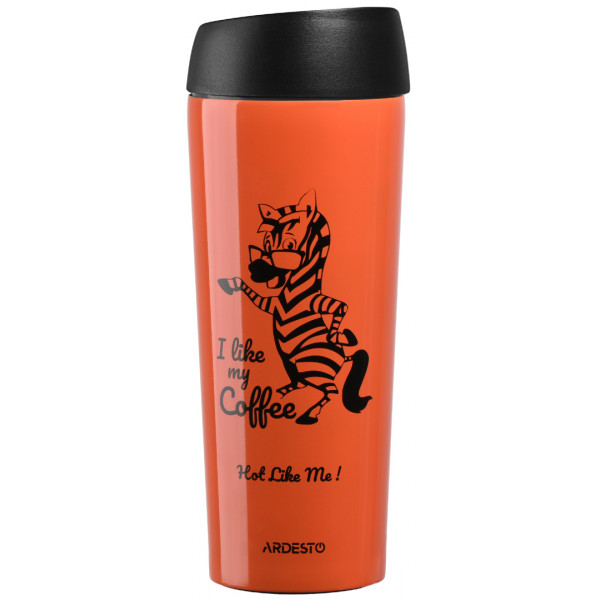 Фото - Термокружка Ardesto Coffee Time Zebra 450 мл (AR2645DTO)