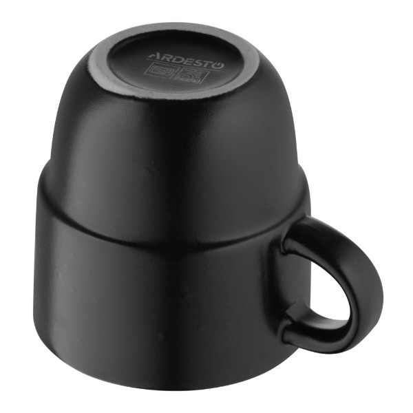 Фото - Чашка ARDESTO Trento 390 мл Black (AR2939TB)