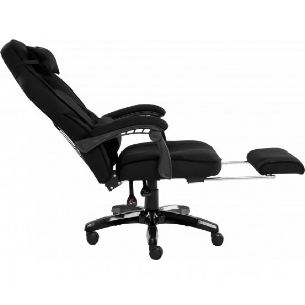 Фото - Крісло для геймерів GT Racer X-2749-1 Fabric Black Suede