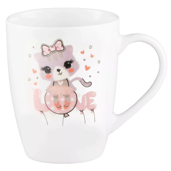 Фото - Чашка Ardesto Love 320 мл White (AR3042BS) Фото - Чашка Ardesto Love 320 мл White (AR3042BS)
