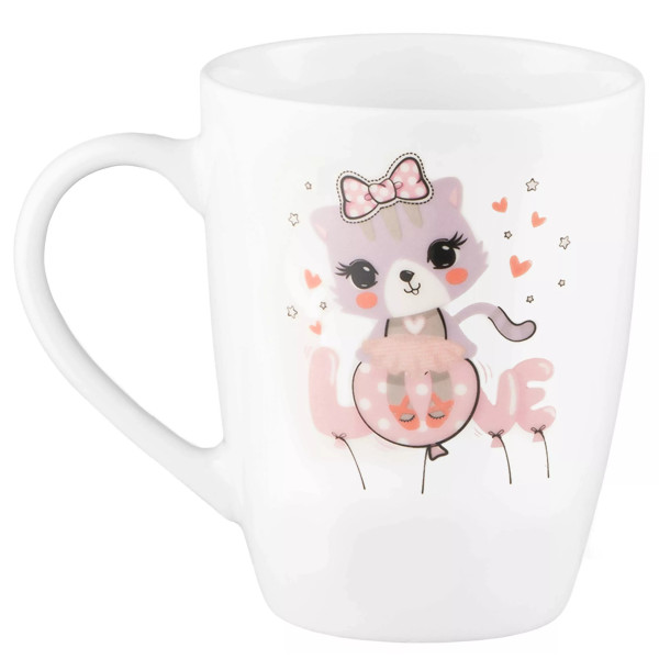 Фото - Чашка Ardesto Love 320 мл White (AR3042BS)