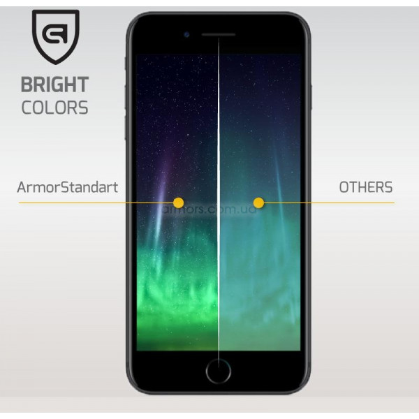 Фото - Захисне скло для смартфону Armorstandart Premium 3D for Apple iPhone 8 Plus/7 Plus Black (ARM49288-G3D-BK)