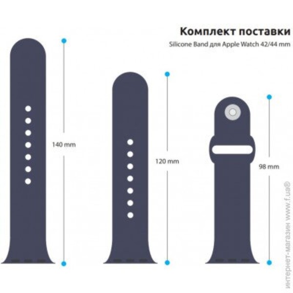 Фото - Ремешок для смарт-часов Armorstandart Sport for Apple Watch 42mm/44mm Denim Blue (ARM51949)
