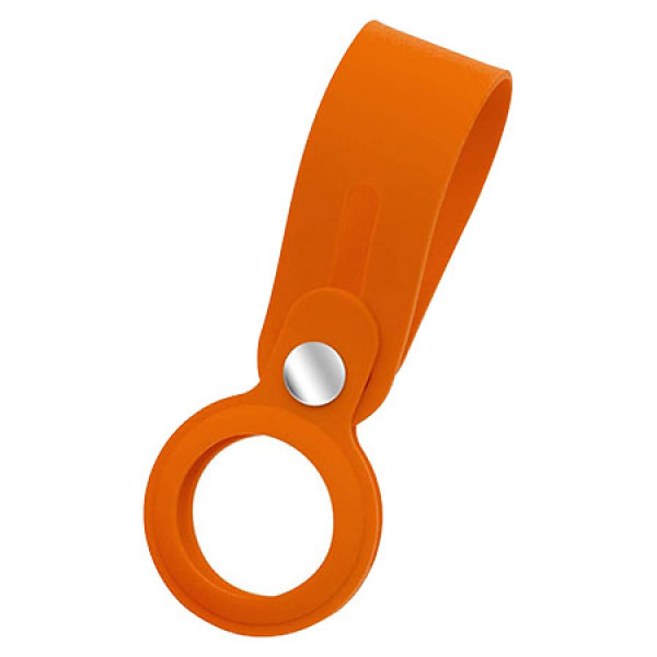 Фото - Чохол для бездротового маяка Armorstandart for AirTag Silicone Loop with Button Orange (ARM59159) Фото - Чохол для бездротового маяка Armorstandart for AirTag Silicone Loop with Button Orange (ARM59159)