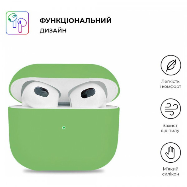 Фото - Чехол для наушников Armorstandart Ultrathin Silicone Case for Apple AirPods 3 Spiarmint (ARM60305)