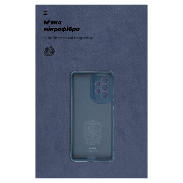Фото - Чохол для смартфону Armorstandart ICON Case for Samsung A53 5G (A536) Camera cover Dark Blue (ARM61657)