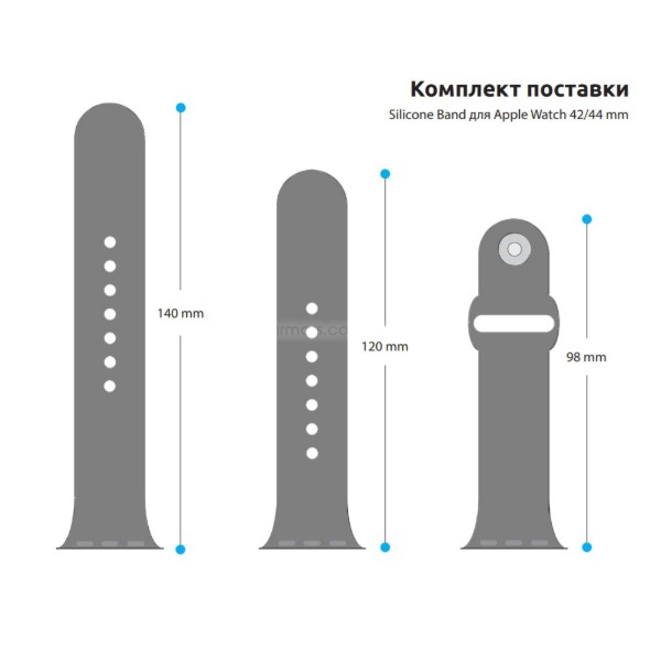 Фото - Ремешок для смарт-часов Armorstandart Sport Band (3 Straps) for Apple Watch 42/44/45/49mm Beige (ARM65087)