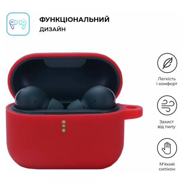 Фото - Чохол для навушників ArmorStandart Hang Case for Xiaomi QCY T10 / T10 Pro Red (ARM68427)