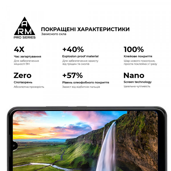 Фото - Захисне скло для смартфону Armorstandart Pro for ZTE Blade L220 Black (ARM68890)