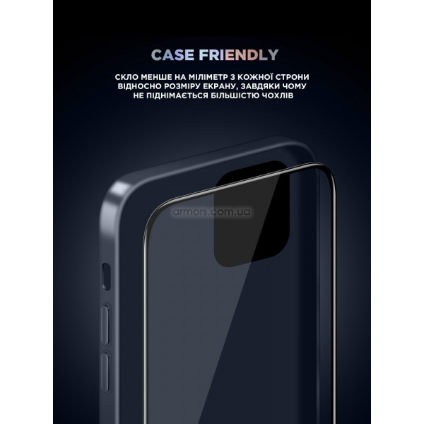 Фото - Захисне скло для смартфону Armorstandart Supreme Black Icon 2.5D for Apple iPhone 14 Plus/13 Pro Max (ARM69294)